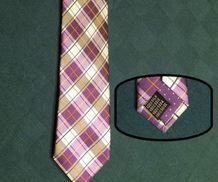 HS108 - Lilla ternet slips i 100% silke. 