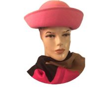 DH105 Sød pink filt hat - 75 KR